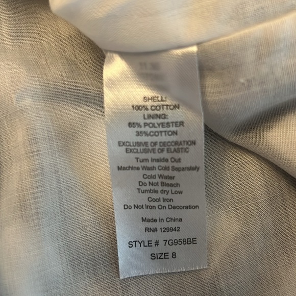 ⭐️ Gingham Girls Dress 8 - Picture 6 of 6